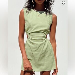 MINI DRESS GREEN